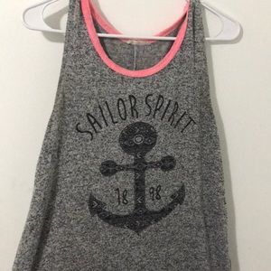 Flared out tank top